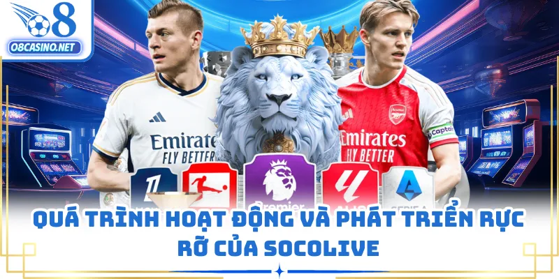 Quá trình hoạt động và phát triển rực rỡ của SOCOLIVE